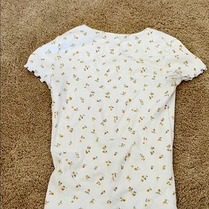 Floral print t shirt